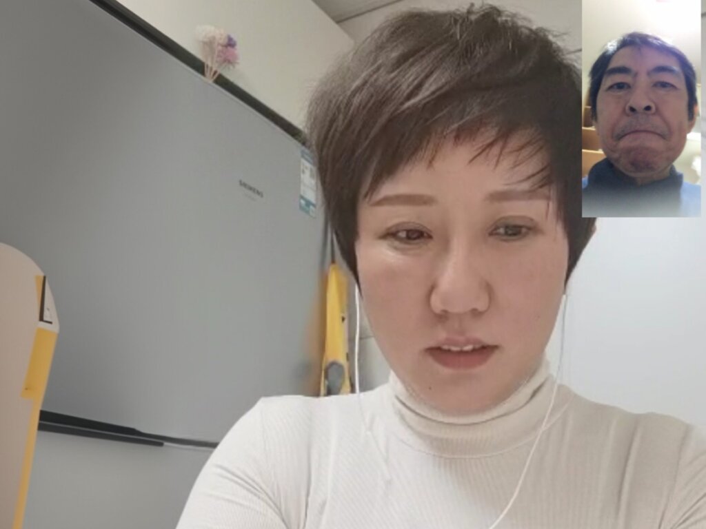 ビデオ通話の様子