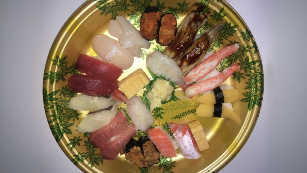 二人で食べたお寿司