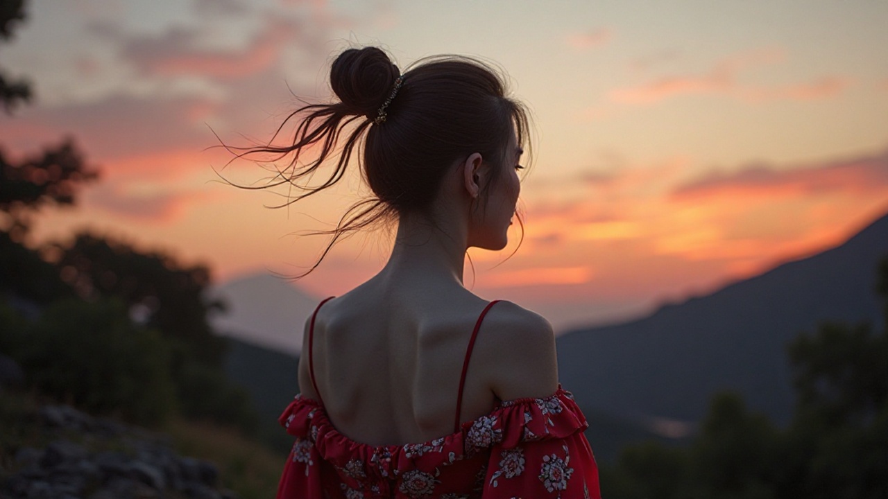 離婚して一人になった中国人女性のイメージ画像